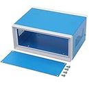 Zulkit Electronic Enclosures Blue Metal Enclosure Project Case DIY Box Junction Case Enclosure Preventive Case 6.7 x 4.3 x 3.1 inch(170 x130x80mm)