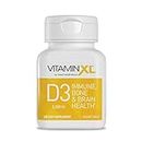 OmegaXL VitaminXL D3 High Potency Daily Vitamin D 5000 IU 125mcg Immune Support Supplement - Promotes Healthy Muscle Function & Strong Bones - Non-GMO, Gluten-Free - 30 Softgels