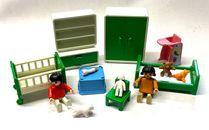 Playmobil Konvolut * Kinderzimmer Einrichtung * Kinder Bett Schrank Tisch Stuhl