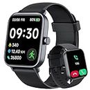 Smart Watch for Men (Alexa Built-in & Bluetooth Call), 1.8" Smartwatch with SpO2/Heart Rate/Sleep/Stress Monitor, Calorie/Step/Distance Counter, 100+ Sport Modes, IP68 Fitness Watch for Android iOS