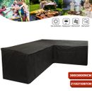 V-Shaped Patio Sectional Sofa Covers Waterproof Garden Furniture Cover stpga