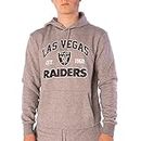 New Era Hoodie NFL MBA MLB - Sudadera con capucha - Fútbol Baloncesto Béisbol - Edición limitada, Las Vegas Raiders Light/Grey, S