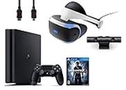 PlayStation VR Bundle 4 Items:VR Headset,Playstation Camera,PlayStation 4 Slim 500GB Console - Uncharted 4(US Version, Imported)