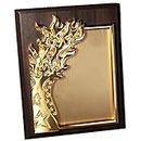 Golden Flame Medal DIY Wooden Dealer Pallets License Excellent Employee Annual Meeting Souvenir Trophy