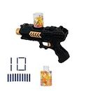 Toy Cloud 2 in 1 Force Blaster Toy Gun with Jelly Shots & 10 Soft Foam Dart Bullets, Safe and Long Range Gel Blaster Gun Toy Guns for Boys and Kids