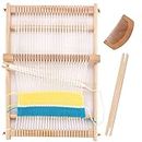 Weaving Loom Kit, 15.2"H x 9.85"W Wooden Tapestry Looms, Warp ​Frame ​Loom Heddle Bar for Weave Board Weaver Tapestry Kids Beginner