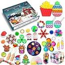 Fidget Advent Calendar 2021 Pop Toy Pack,24 Day Christmas Countdown Calendar Sensory Stress Relief Toys Pack,Surprise Xmas Gifts for Kids (Fidget Toy Pack 4, One size)