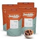 Snackible Cocoa Fills (Pack of 4) 4x250 gm| Made with Multigrain | No refined Sugar | Zero Maida | Source of Dietary Fiber | Chocolatey & Crunchy Goodness