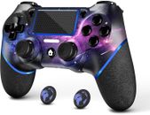 Custom Design Wireless PS4 Controller w/Thumb Grips For PS4 Console (Galaxy)