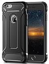 Coolden for iPhone 6S Plus Case Rugged Dual Layer Armor Case for iPhone 6 Plus Protective Case Hard PC Back TPU Bumper Heavy Duty Shockproof Case Cover for iPhone 6S Plus / 6 Plus 5.5 inch (Black)