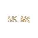 Michael Kors Women's MK Gold-Tone Stainless Steel Stud Earring (Model: MKJ7632710)