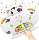 TUMAMA 2 in 1 Toys Musical Pianos Toys selector Blocks, Educational Toys for Learning with Lights And Sounds, Gift Boys And Girls Children or Babies Aged 1 2 3