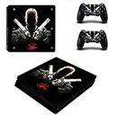 Elton Hitman Theme 3M Skin Sticker Cover for PS4 Slim Console and Controllers [Video Game]