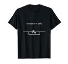 Maglietta con scritta “Resistance Is Futile Borg Geek Electronics Engineers” Maglietta
