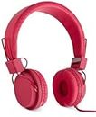 Polaroid Stereo Headphones (Foldable and Adjustable) PHP8555RD Red