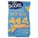 Riso Scotti - Crock & Gusta Curcuma - Triangoli di Mais e Riso Snack Senza Glutine - 60 gr
