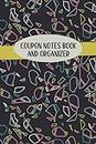 Coupon Notes Book and Organizer: Coupon Code Record Journal for Keeping Track of Promo Codes, Discounts, Store Gift Cards, and Expiration Dates - Colorful Cover Design