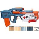 Nerf Elite 2.0 Motoblitz CS-10 Blaster, Motorised 10-Dart Blasting, Airblitz 6 Darts At Once, Clip, 22 Elite Darts, Multicolor, One Size
