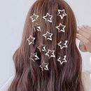 50PCS Women Girls Star Snap Hair Clips Hairpin Barrette Slide Hair Accessories