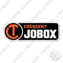 Compatible Avec Jobox Décalque Kit Crescent Logo Pièce de Rechange Sticker 19 "
