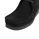 Clarks Wallabee Evo Boot Suede Boots In Black Standard Fit Size 11