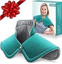 IZZUBIZ Heating Pad Gifts for Women Mom Men Dad, Electric Weighted Heating Pads for Neck Shoulder Back Cramps and Leg Pain Relief for Mothers Day Fathers Day from Daughter Son Christmas Birthday