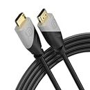 Portronics Konnect Sync 4K@60Hz HDMI to HDMI Cable, 3M Length with Support eARC and Compatible with Smart HDTV, Laptop, Monitor, Projector, eARC enable Soundbar(Black)