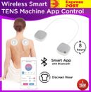 WIRELESS Smart TENS Machine Massager Unit Muscle Period Cramp Pain Relief Device