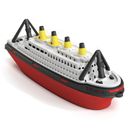 Modello di plastica Titanic nave traghetto spiaggia vasca da bagno piscina galleggiante barca giocattolo per bambini