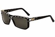 Cazal Men's 8028 001 Black/Gold Sunglasses 60mm