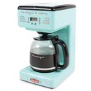 Nostalgia Coffee Maker Pause/Serve Function Keep Warm Programmable Blue (12-Cup)