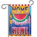 Garden Flags 12x18 Double Sided,Outside Yard Flags,home sweet home,Small Outdoor Farmhouse Decorative Flags