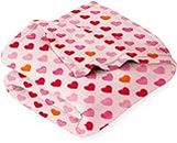 VAS COLLECTIONS - 300 TC All Season Solid/Plain Light Weight Polar Fleece Double Bed Blanket (230 x 230 cm - Pink Dil)