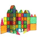 Mag-Genius Magnetic Blocks, Magnetic Tiles Building Blocks for Kids Toys 185/pc