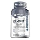 Foli-tonic DHT Blocker & Hair Loss Supplement | Hair Thinning Treatment & Promotes Healthy Thicker Hair Growth | With Saw Palmetto & Biotin for Men & Women | 60 Vegan Capsules (60 Count (Pack of 1))