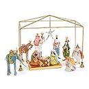 MACKENZIE-CHILDS Patience Brewster Nativity Mini Figures Introductory Set, 13 Pieces