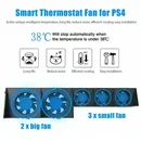 DC 5V Cooling Fan For Sony PS4 Pro Slim Cooler Playstation Play Station PS 4 Game Console USB