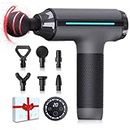 Gifts for Men New Massage Gun Deep Tissue - Portable Handheld Muscle Massager for Pain Relief,Super Quiet Percussion Massager Valentines Day Gifts for Him