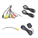 Bestycar Car Stereo Radio RCA USB CAM in Cable GPS Antenna Wire Harness Kit for 9'' or 10'' Aftermarket Android Headunit with 16pin Power Socket 20pin RCA Port