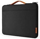 Dynotrek Vostro 15.6 inch Laptop Sleeve Case Cover Pouch with Handle Computer Bag for MacBook Pro 16"/15" Dell Lenovo HP Asus Acer Chromebook (Charcoal Black)