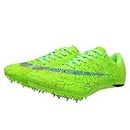 Lightweight Non-slip Track And Field Spikes Shoes High Performance Racing Sneakers Professional Rubber Athletic, Fluorescent Green 36