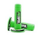7/8" Motorcycle Hand Grips Handle Bar for Dirt Bike/Pit Bike Used Rubber Bar End Thruster Grip Handlebar Grips Throttle for Motorcycle Racing (Green, 22mm)