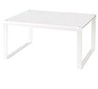 Ikea Alloy Steel Cupboard Cabinet Shelf Insert (White, 32x28x16 cm), Tiered Shelf