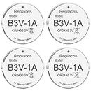 Abeden B3V 1A Lithium Replacement Batteries Compatible with High Tech Pet Single Electronic Collar Battery for Model MS-4 and MS-5(4 Pack)