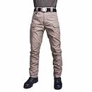 Muecwrye Today's Deals On Amazon Tactical Pants for Men Casual Outdoor Camping Pants Fashion Military Cargo Pants Workout Hiking Pants with Pockets Workout Pants for Men