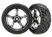 Traxxas 2479R Mounted Anaconda Tires on Tracer Front Wheels, Bandit