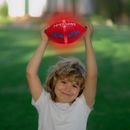Bola de rugby de espuma suave LED para niños diversión equipo deportivo interior exterior juego