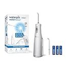 Waterpik Cordless Water Flosser, Battery Operated & Portable for Travel & Home, CDA Validated Cordless Express, Waterproof, White WF-02