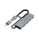 USB-3.2-Hub mit USB-C Adapter, 4 Ports, Hama