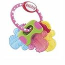 Nuby IcyBite Teether ID567 - Chiavi massaggiagengive con gel 3m+, multicolore